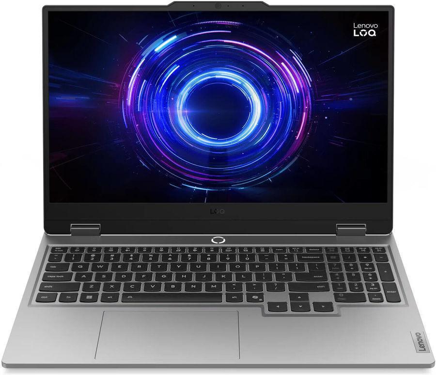 Ноутбук Lenovo LOQ 15IRX10 Core i5 13450HX 16Gb SSD512Gb NVIDIA GeForce RTX5050 8Gb 15.6" IPS FHD (1920x1080) без ОС grey WiFi BT Cam (83JE002BRK)