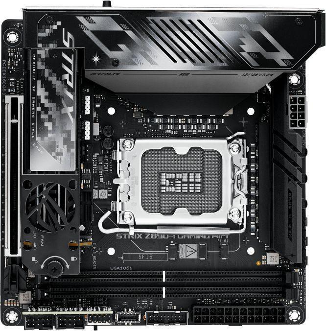 Материнская плата Asus ROG STRIX Z890-I GAMING WIFI Soc-1851 Intel Z890 2xDDR5 mini-ITX AC`97 8ch(7.1) 2.5Gg RAID+HDMI