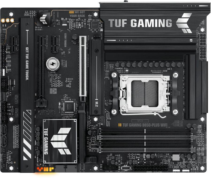 Материнская плата Asus TUF GAMING B850-PLUS WIFI SocketAM5 AMD B850 4xDDR5 ATX AC`97 8ch(7.1) 2.5Gg RAID+HDMI+DP