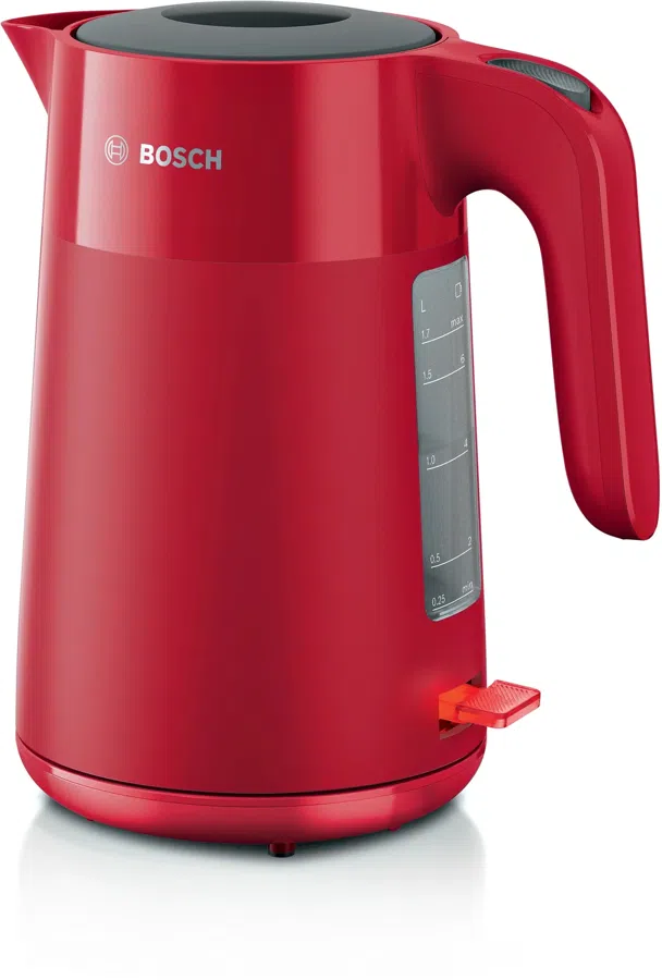Чайник электрический Bosch TWK2M164 1.7л. 2400Вт красный корпус: пластик