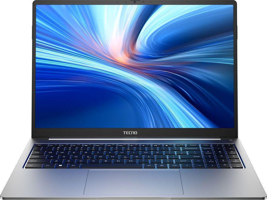 Ноутбук Tecno MegaBook T16RA Core i7 13620H 16Gb SSD1Tb Intel UHD Graphics 16" IPS FHD+ (1920x1200) Windows 11 Home grey WiFi BT Cam 6510mAh (71003300333)