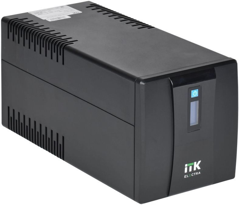 Источник бесперебойного питания ITK Electra 720Вт 1200ВА черный