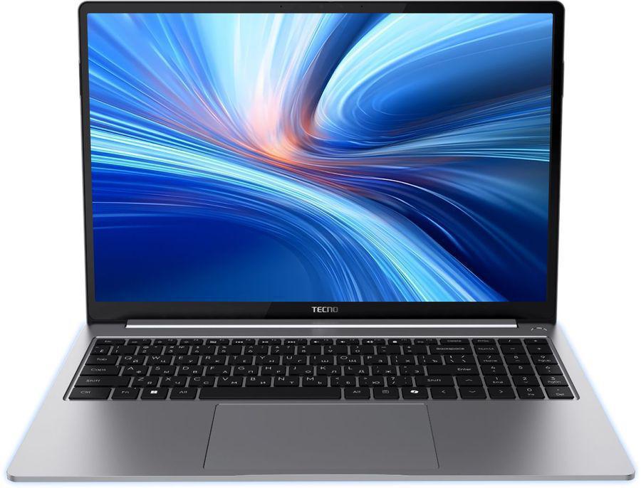 Ноутбук Tecno MegaBook T16MA Pro Core Ultra 9 185H 32Gb SSD1Tb Intel Arc 16" IPS 2.5K (2560x1600) Windows 11 Home grey WiFi BT Cam (71003300455)