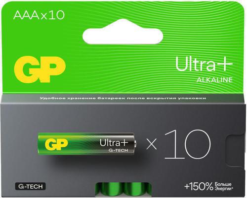 Батарея GP Ultra Plus Alkaline 24AUPA21-2CRB10 AAA (10шт) блистер
