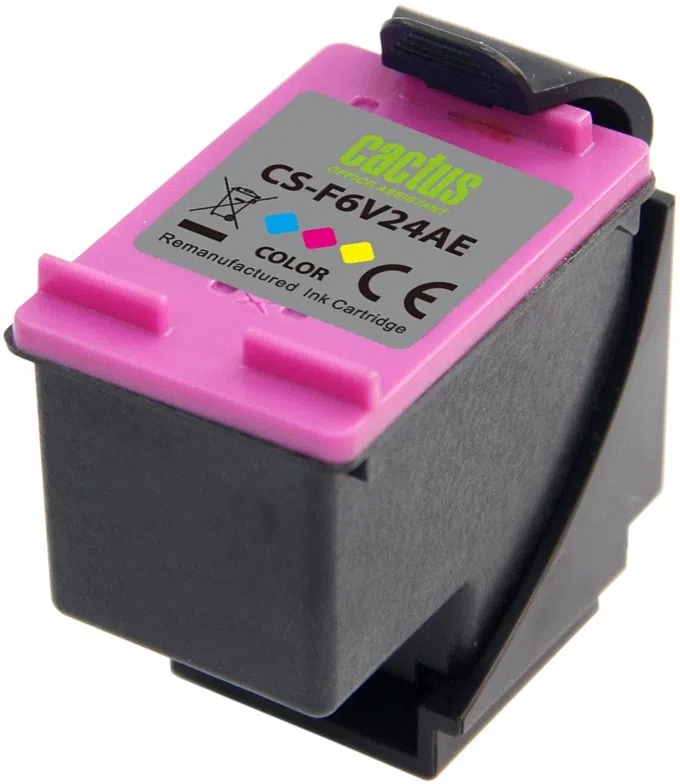 Картридж струйный Cactus CS-F6V24AE 652 многоцветный (300стр.) (20мл) для HP DeskJet Ink Advantage 1115/2135/3635 с чипом
