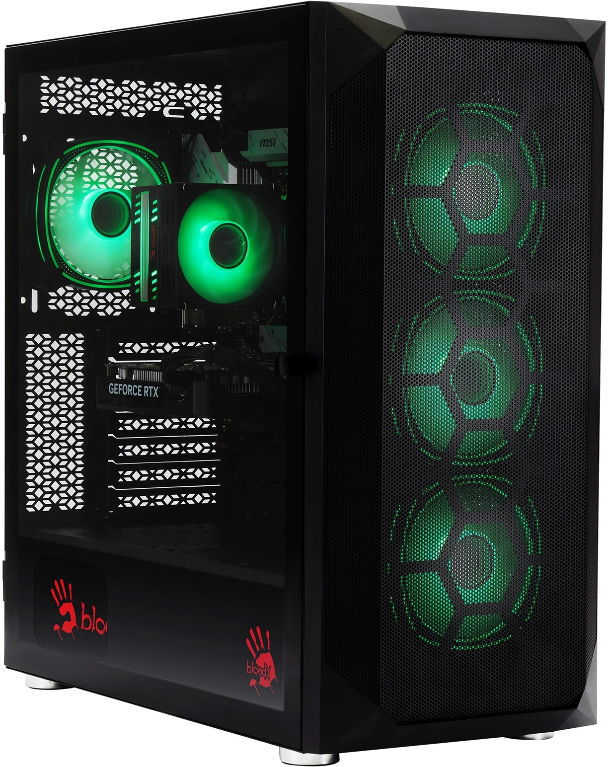 ПК Bloody BD-PC RB65C2 MT Ryzen 5 7500F (3.7) 32Gb SSD1Tb RTX4060 8Gb Windows 11 Home 64 GbitEth 650W черный (2086014)