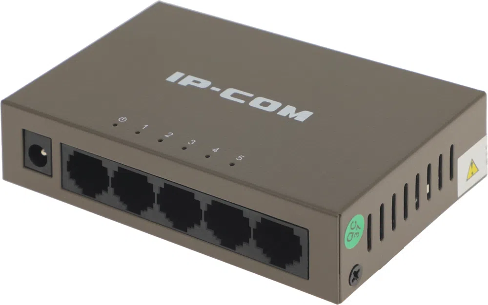 Коммутатор IP-Com F1005 (L2) 5x100Мбит/с неуправляемый