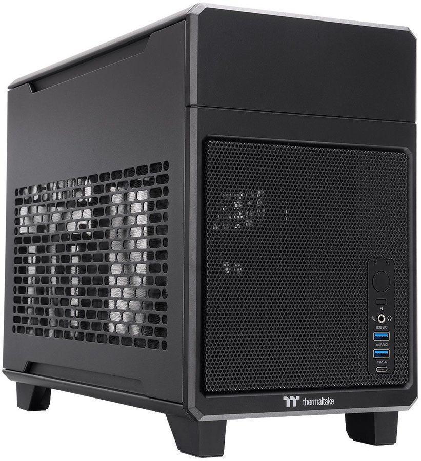 Корпус Thermaltake TR100 черный без БП miniITX 8x140mm 2x200mm 2xUSB3.0 audio bott PSU