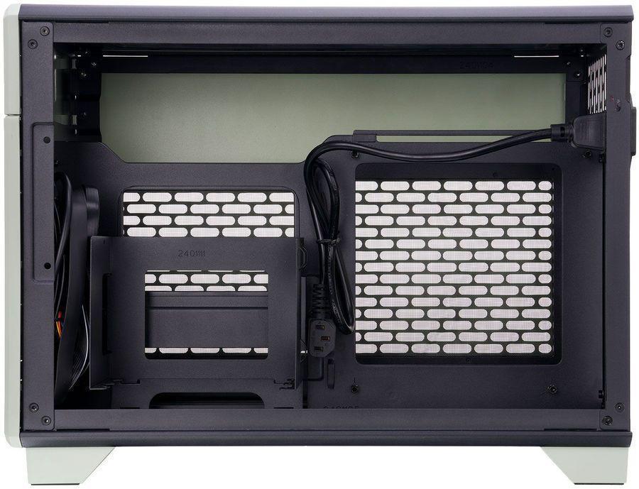 Корпус Thermaltake TR100 Matcha зеленый без БП miniITX 8x140mm 2x200mm 2xUSB3.0 audio bott PSU