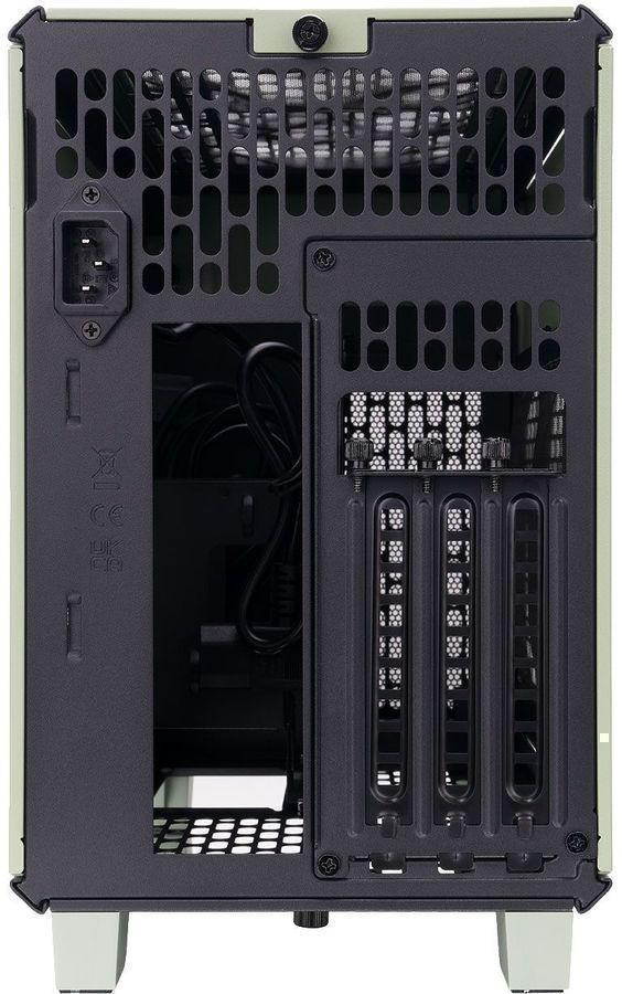 Корпус Thermaltake TR100 Matcha зеленый без БП miniITX 8x140mm 2x200mm 2xUSB3.0 audio bott PSU