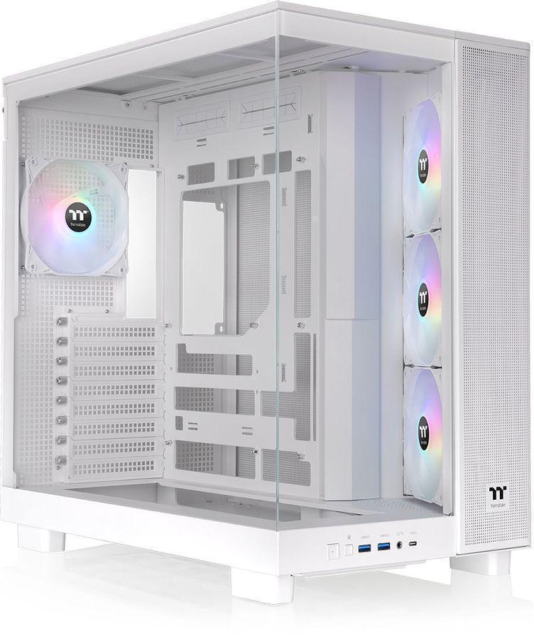 Корпус Thermaltake View 380 XL TG ARGB белый без БП ATX 5x120mm 2x140mm 2xUSB3.0 audio bott PSU