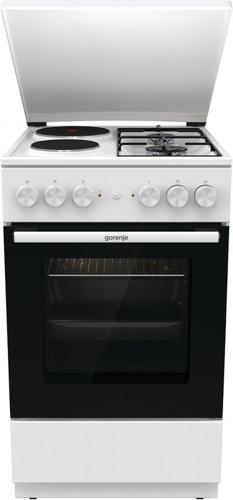 Плита Комбинированная Gorenje GK5A12WG белый (металлическая крышка) реш.сталь
