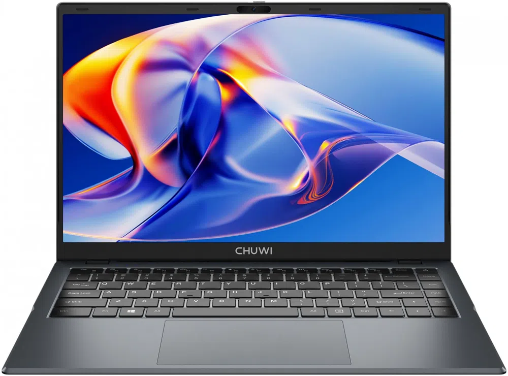 Ноутбук Chuwi GemiBook Xpro N-series N150 8Gb SSD256Gb Intel Graphics 14.1" IPS FHD (1920x1080) Windows 11 Home grey WiFi BT Cam 5000mAh