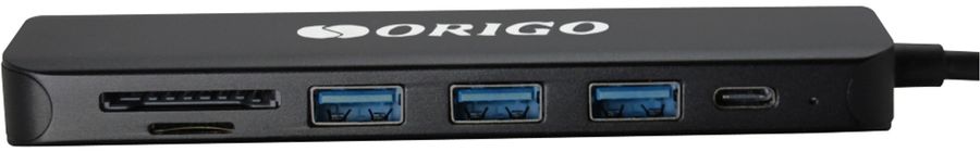 Разветвитель USB-C Origo OU3340PD 3порт. черный (OU3340PD/B1)