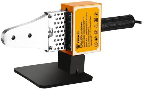 Сварочный аппарат для пластиковых труб Deko PPWM1600W 1.6кВт Тмакс.:300 парн.насад. (кейс в компл.) (085-3012)