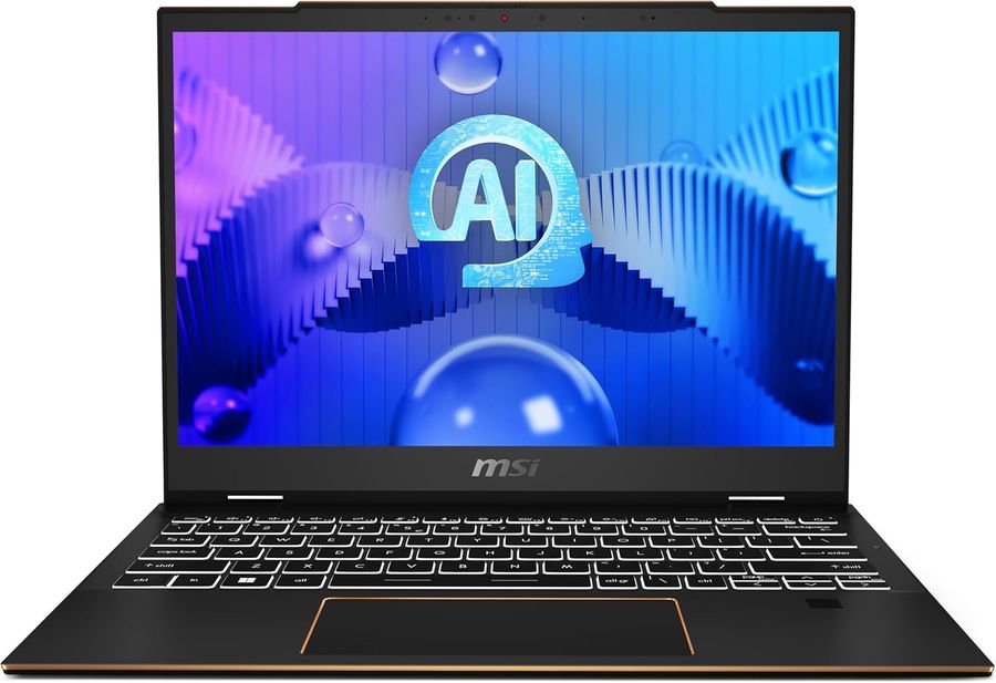 Ноутбук MSI Summit E13 AI Evo A1MTG-001US Core Ultra 7 155H 16Gb SSD1Tb Intel Iris Xe graphics 13.3" IPS Touch FHD+ (1920x1200) Windows 11 Home Multi Language black WiFi BT Cam