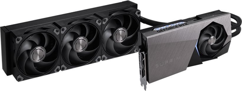 Видеокарта MSI PCI-E 5.0 RTX 5080 16G SUPRIM LIQUID SOC NVIDIA GeForce RTX 5080 16Gb 256bit GDDR7 2745/30000 HDMIx1 DPx3 HDCP Ret