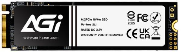 Накопитель SSD AGi PCIe 4.0 x4 4TB AGI4T0G44AI828-CB AI828 M.2 2280