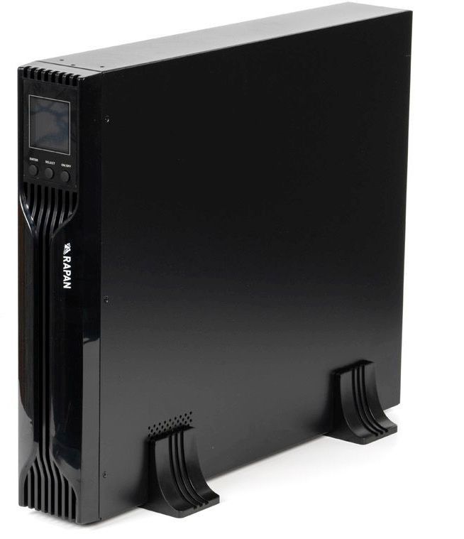 Источник бесперебойного питания Бастион Rapan 1000-RACK-IN-2X9 700Вт 1000ВА черный