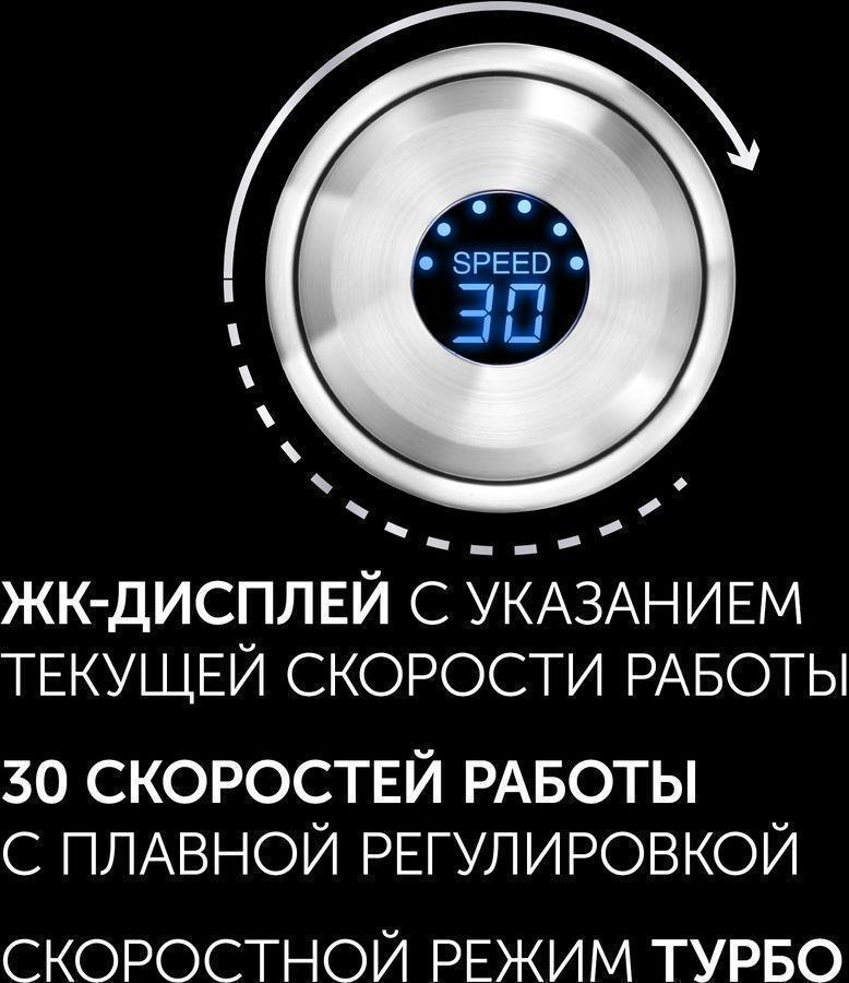 Блендер погружной Polaris PHB 1637AL CUBE 1600Вт нержавеющая сталь/черный