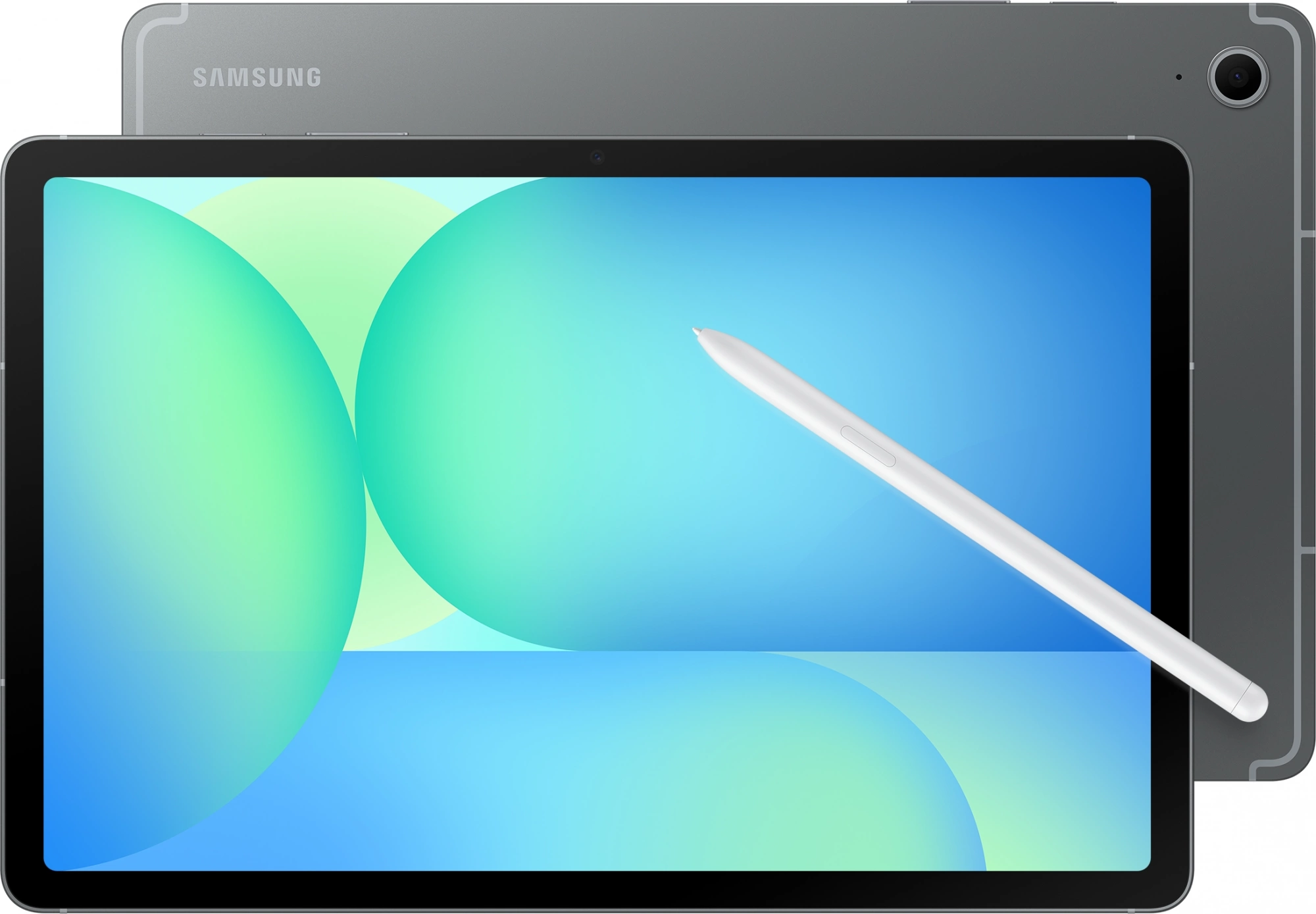 Планшет Samsung Galaxy Tab S10 FE 1580 (2.9) 8C RAM12Gb ROM256Gb 10.9" TFT 2304x1440 5G 1Sim eSIM Android 15 серый 13Mpix 12Mpix BT WiFi microSD 1Tb 8000mAh