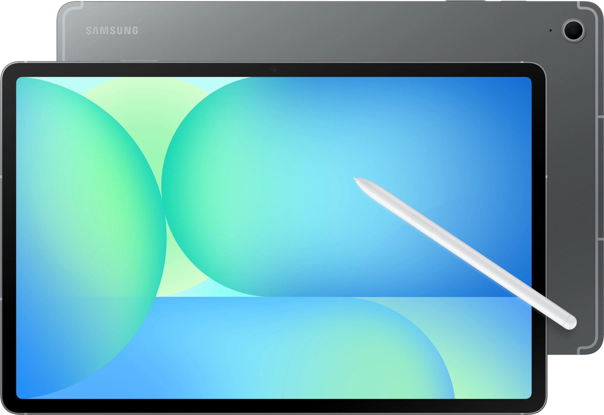 Планшет Samsung Galaxy Tab S10 FE+ 1580 (2.9) 8C RAM8Gb ROM128Gb 13.1" TFT 2880x1800 5G 1Sim eSIM Android 15 серый 13Mpix 12Mpix BT WiFi microSD 1Tb 10090mAh