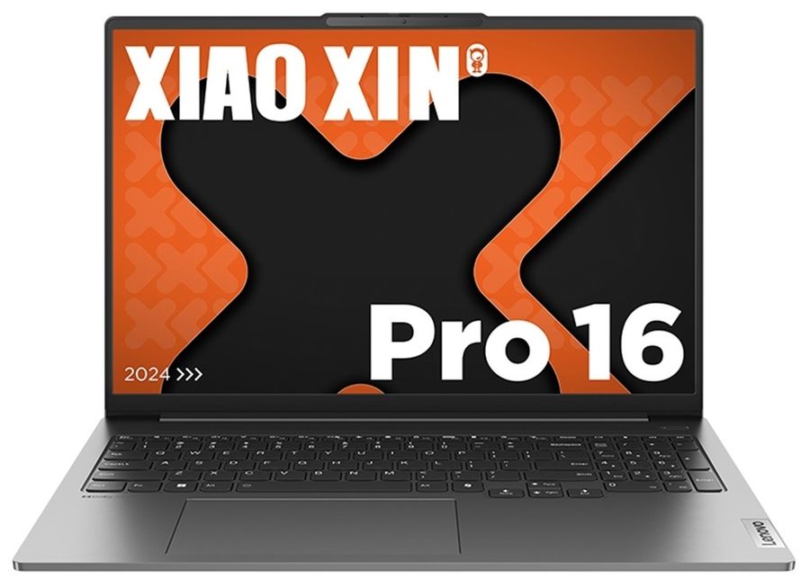 Ноутбук Lenovo Xiaoxin Pro16 AHP9 Ryzen 7 8745H 24Gb SSD1Tb AMD Radeon 780M 2Gb 16" IPS 2.5K (2560x1600) Windows 11 Home grey WiFi BT Cam