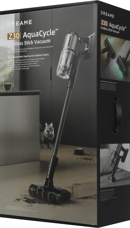 Пылесос Dreame Z-Series Z30 Aqua Cycle 855Вт черный/серый