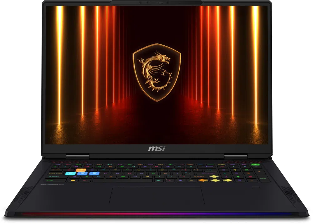 Ноутбук MSI Raider 18 HX AI A2XWIG-204RU Core Ultra 9 285HX 64Gb SSD4Tb NVIDIA GeForce RTX5080 16Gb 18" IPS UHD+ (3840x2400) Windows 11 Home black WiFi BT Cam (9S7-182462-204)