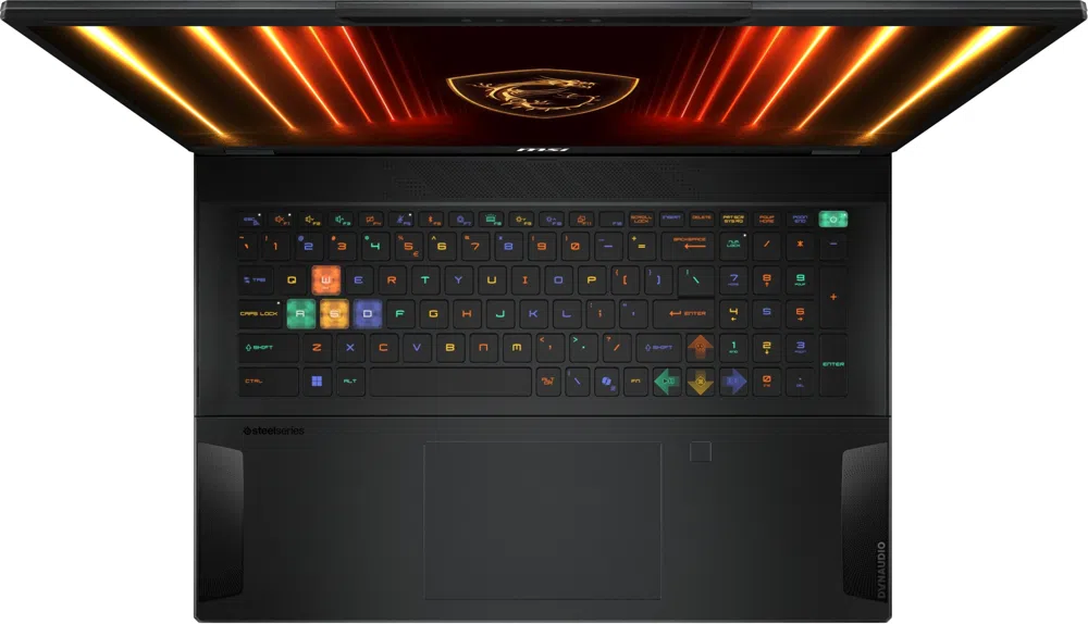 Ноутбук MSI Stealth HX AI A2XWIG-051RU Core Ultra 9 275HX 64Gb SSD2Tb NVIDIA GeForce RTX5080 16Gb 18" IPS UHD+ (3840x2400) Windows 11 Home black WiFi BT Cam (9S7-183341-051)