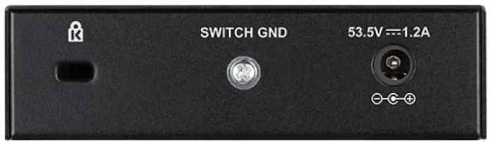 Коммутатор D-Link DGS-1005P DGS-1005P/B3A (L2) 5x1Гбит/с 4PoE 60W неуправляемый