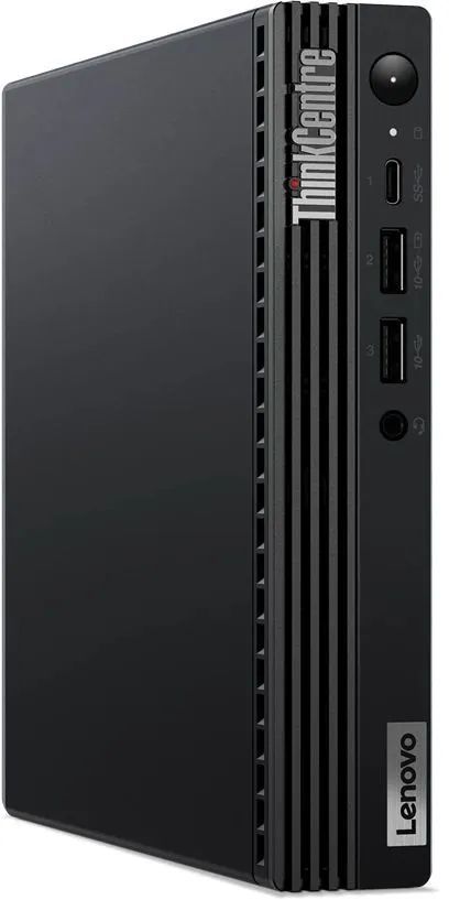 Неттоп Lenovo ThinkCentre Tiny M70q-5 slim i7 14700T (1.3) 16Gb SSD512Gb UHDG 770 Windows 11 Pro 64 GbitEth WiFi BT 135W kb мышь клавиатура черный (12TD0041UM)