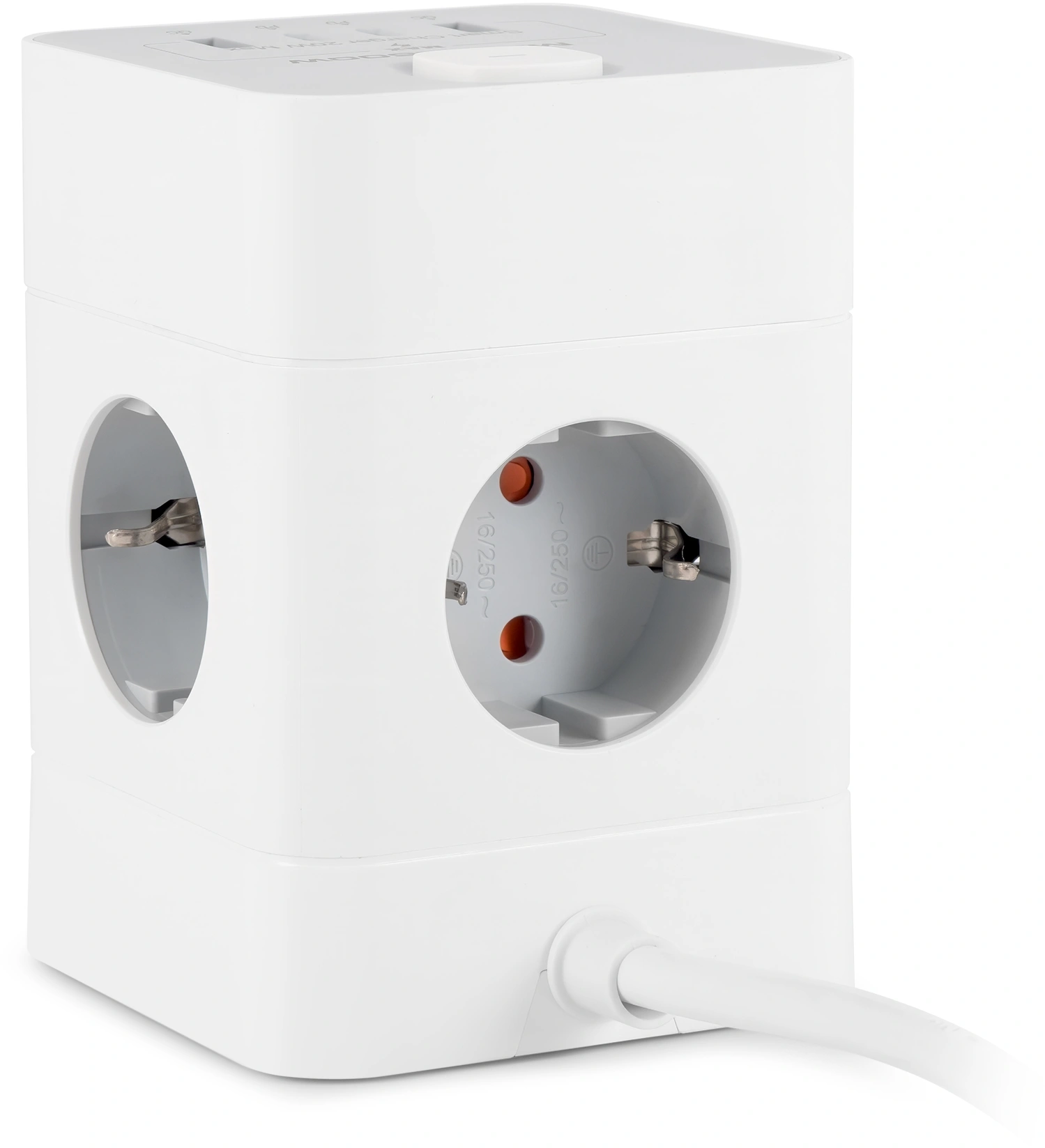 Сетевой удлинитель Buro BU-PTE4.1UC-Plus-B 1.5м (4 розетки) черный (коробка)