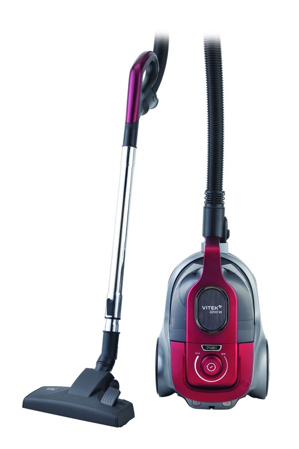 Пылесос Vitek VT-CV3113 2200Вт красный/серый
