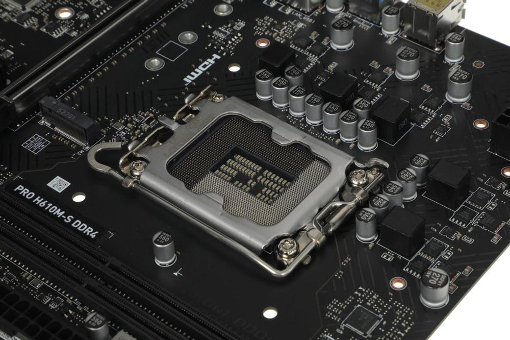 Материнская плата MSI PRO H610M-S DDR4 Soc-1700 Intel H610 2xDDR4 mATX AC`97 8ch(7.1) GbLAN+HDMI