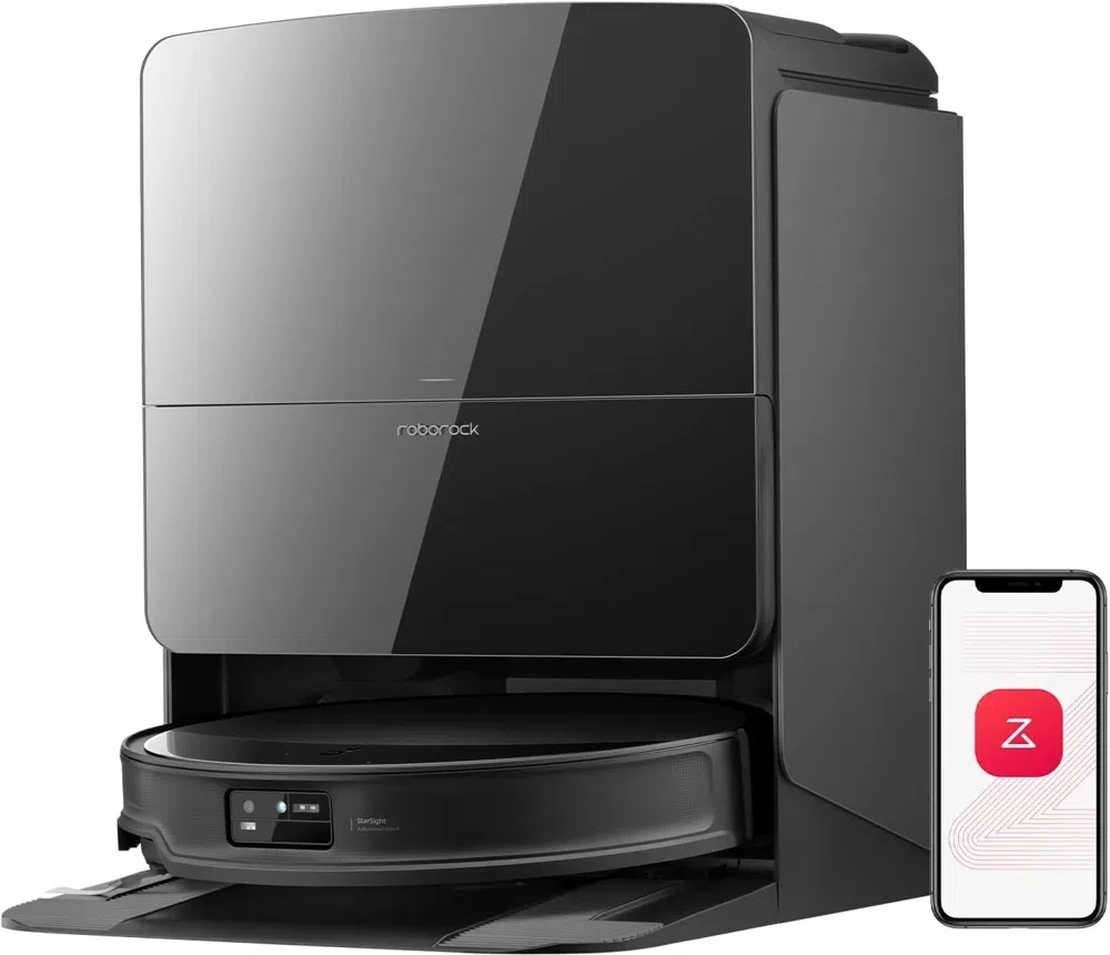 Пылесос-робот Roborock Saros 10R 66Вт черный
