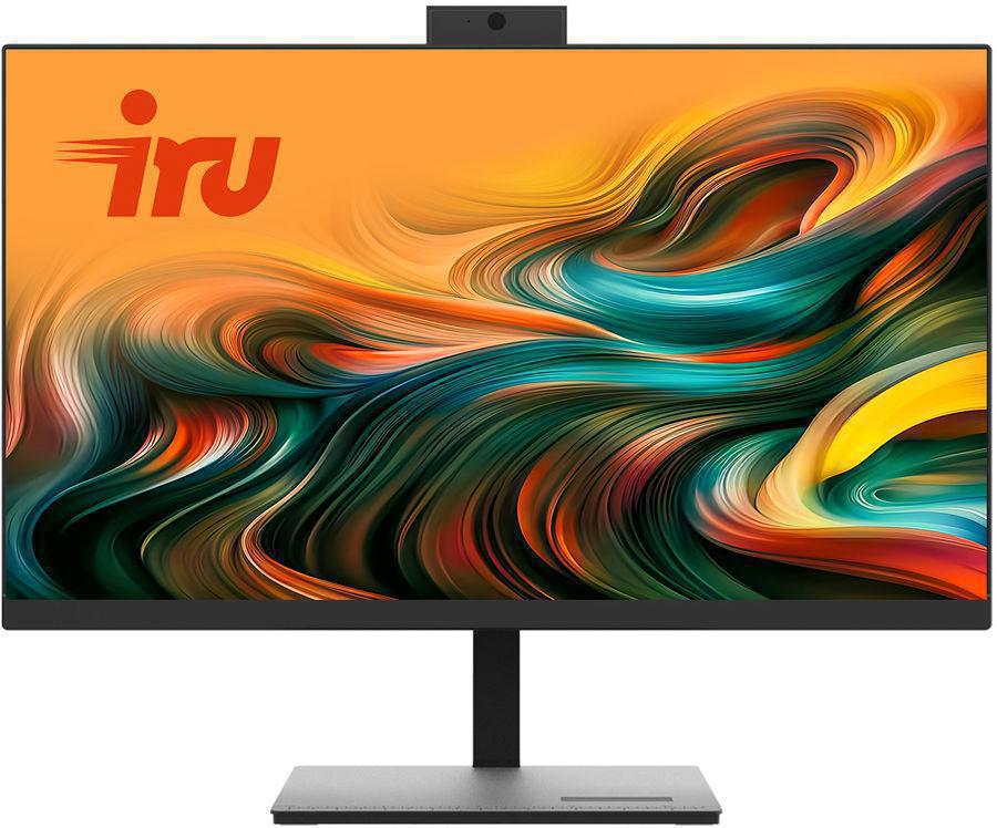Моноблок IRU Tactio 23IH6 23.8" Full HD i3 12100 (3.3) 8Gb SSD256Gb UHDG 730 FreeDOS GbitEth WiFi BT 120W Cam черный 1920x1080 (RUS)