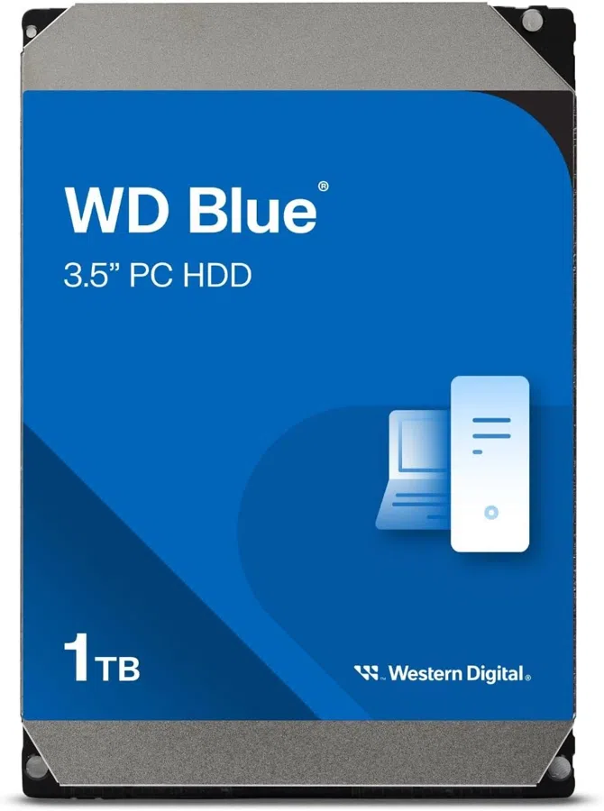 Жесткий диск WD SATA-III 1TB WD10EZEX Desktop Caviar Blue (7200rpm) 64Mb 3.5"
