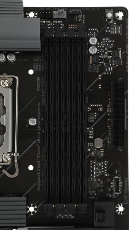 Материнская плата Gigabyte B860 EAGLE WIFI6E Soc-1851 Intel B860 4xDDR5 ATX AC`97 8ch(7.1) 2.5Gg RAID+HDMI+DP