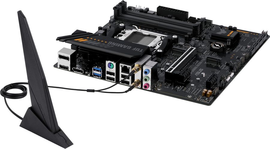 Материнская плата Asus A620M-F GAMING WIFI Socket AM5 AMD A620 2xDDR5 mATX AC`97 8ch(7.1) 2.5Gg RAID+HDMI