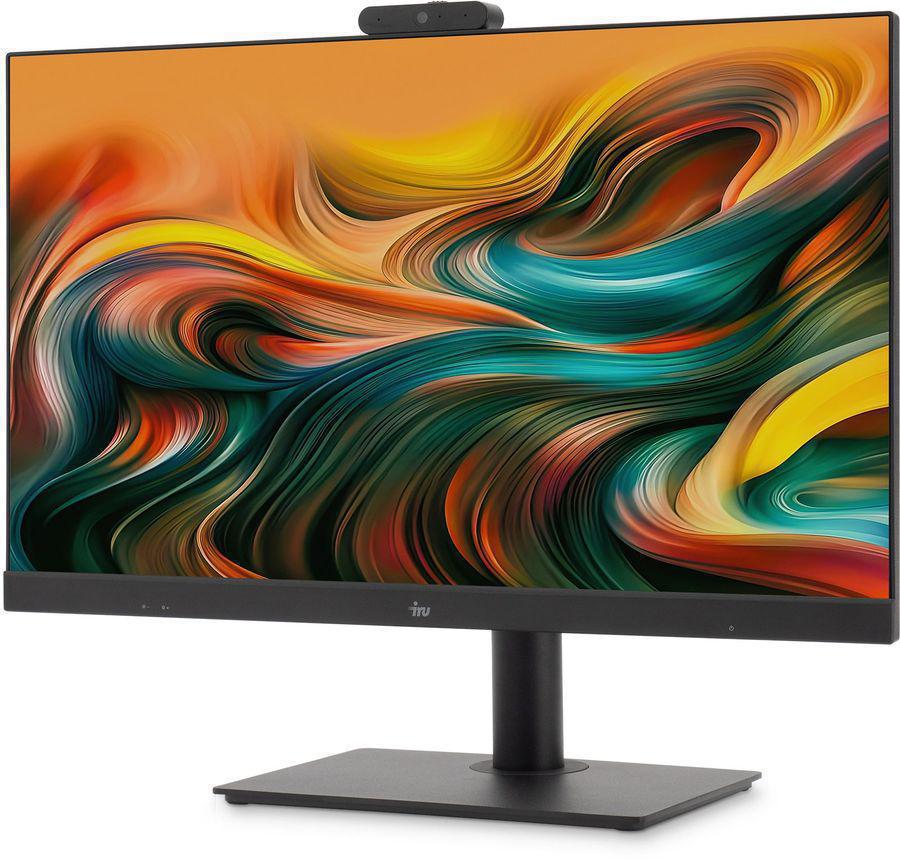 Моноблок IRU Tactio 23IH6P 23.8" Full HD i3 12100 (3.3) 16Gb SSD256Gb UHDG 730 FreeDOS WiFi BT Spk 120W Cam черный 1920x1080