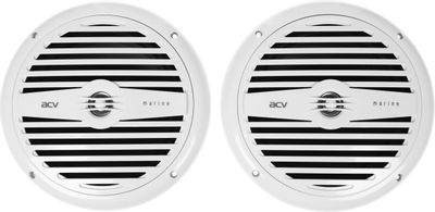 Колонки автомобильные ACV Marine MR802 80Вт 90дБ 4Ом 20см (8дюйм) (ком.:2кол.) коаксиальные двухполосные