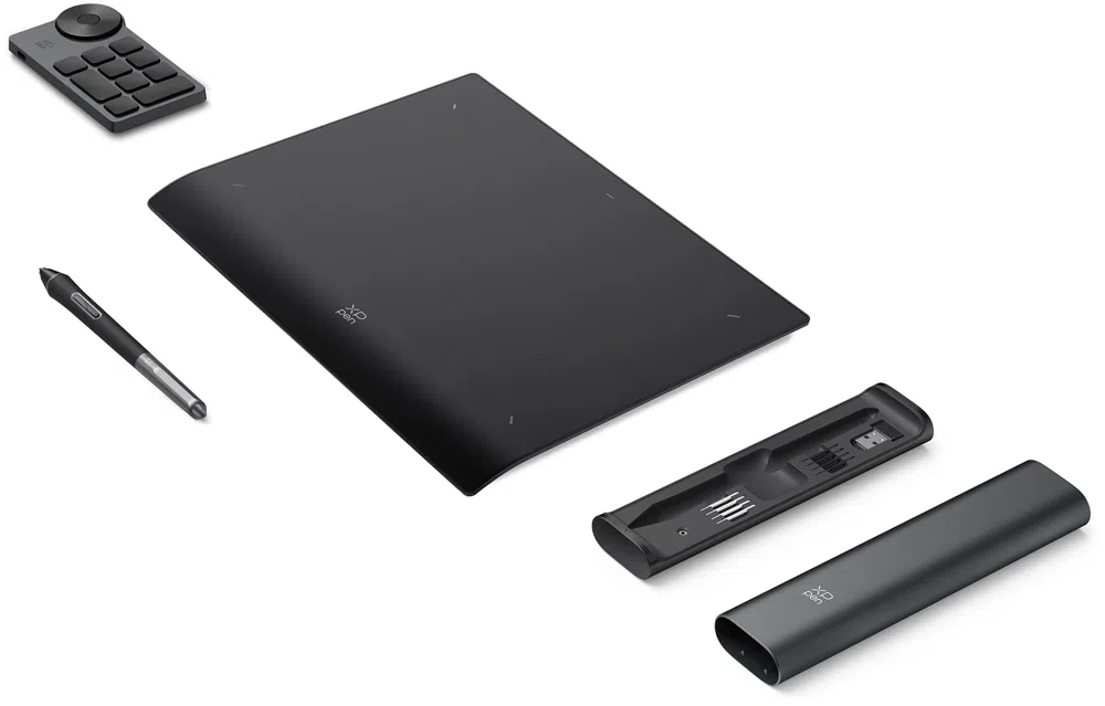 Графический планшет XPPen Deco Pro (2-е поколение) MW Bluetooth/USB черный