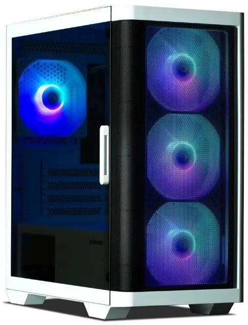Корпус Zalman M4 белый без БП mATX 4x120mm 2x140mm 1xUSB2.0 2xUSB3.0 audio bott PSU