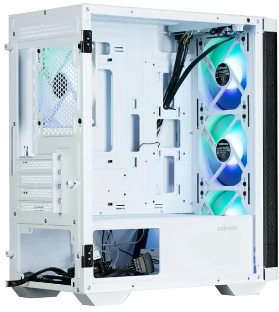 Корпус Zalman M4 белый без БП mATX 4x120mm 2x140mm 1xUSB2.0 2xUSB3.0 audio bott PSU