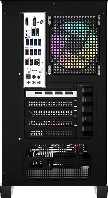 Корпус Formula Crystal Z1M Plus FR черный без БП mATX 9x120mm 1xUSB3.0 audio bott PSU