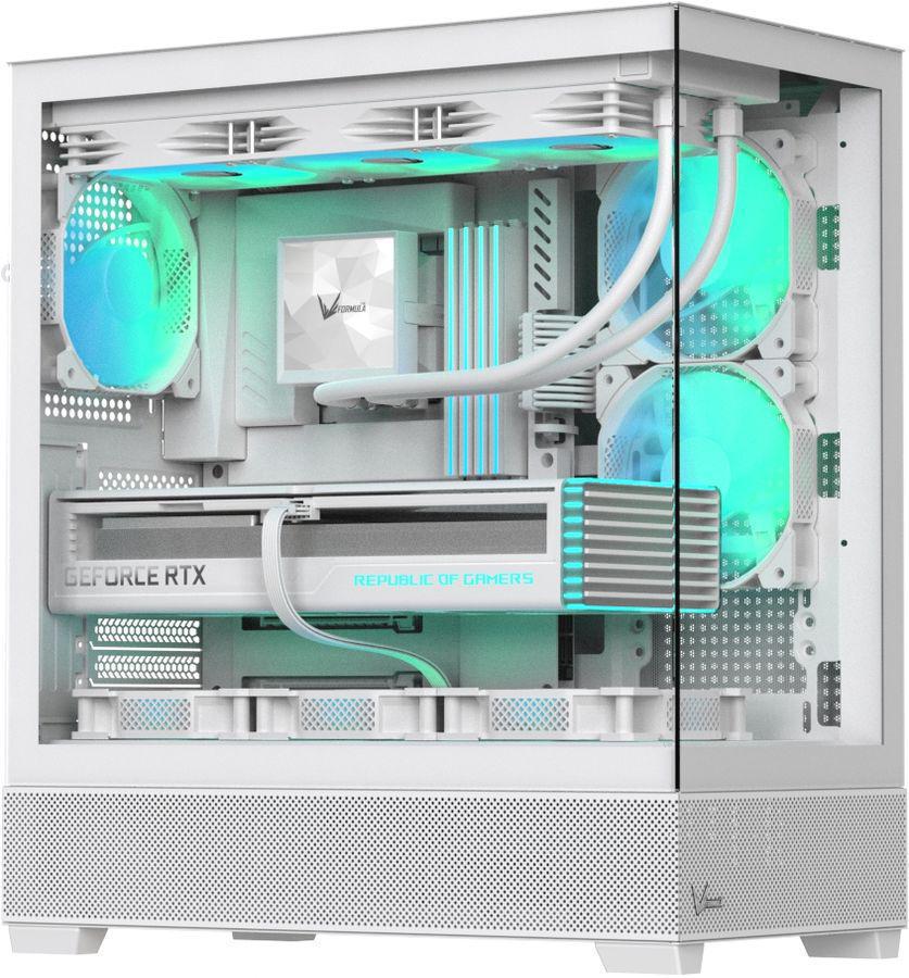 Корпус Formula Crystal Z2 белый без БП E-ATX 10x120mm 3x140mm 1xUSB2.0 1xUSB3.0 audio bott PSU