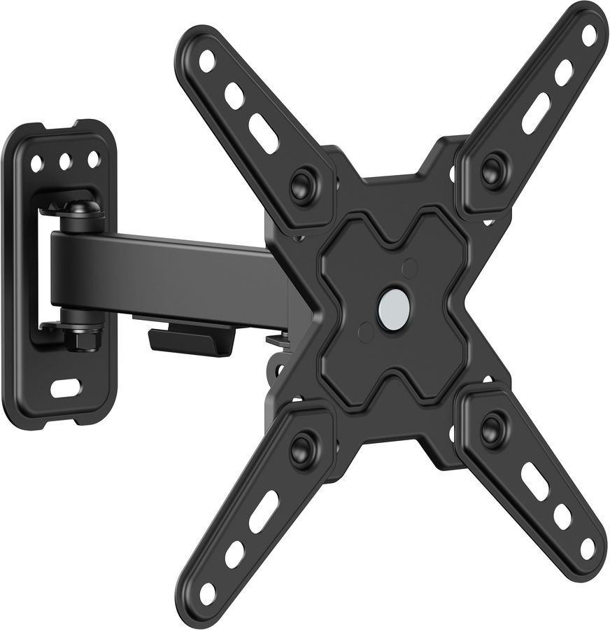 Кронштейн для телевизора Ultramounts UM966 черный 13"-43" макс.20кг настенный поворот и наклон
