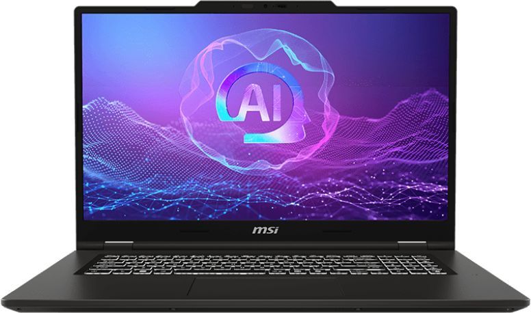 Ноутбук MSI VenturePro 17 AI A2HVEG-023XRU Core Ultra 7 255H 16Gb SSD512Gb NVIDIA GeForce RTX4050 6Gb 17.3" IPS FHD (1920x1080) FreeDOS grey WiFi BT Cam (9S7-17U111-023)