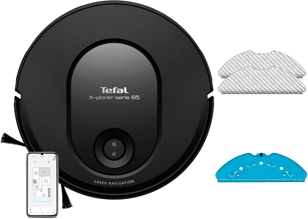 Пылесос-робот Tefal X-plorer Serie 65 RG8L65WH черный
